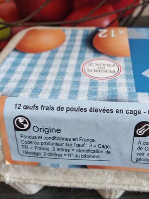 OEufs de poules Datés du jour de ponte - Ingredients - fr