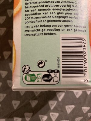 Orange avec pulpe - Instrucciones de reciclaje y/o información de embalaje - fr