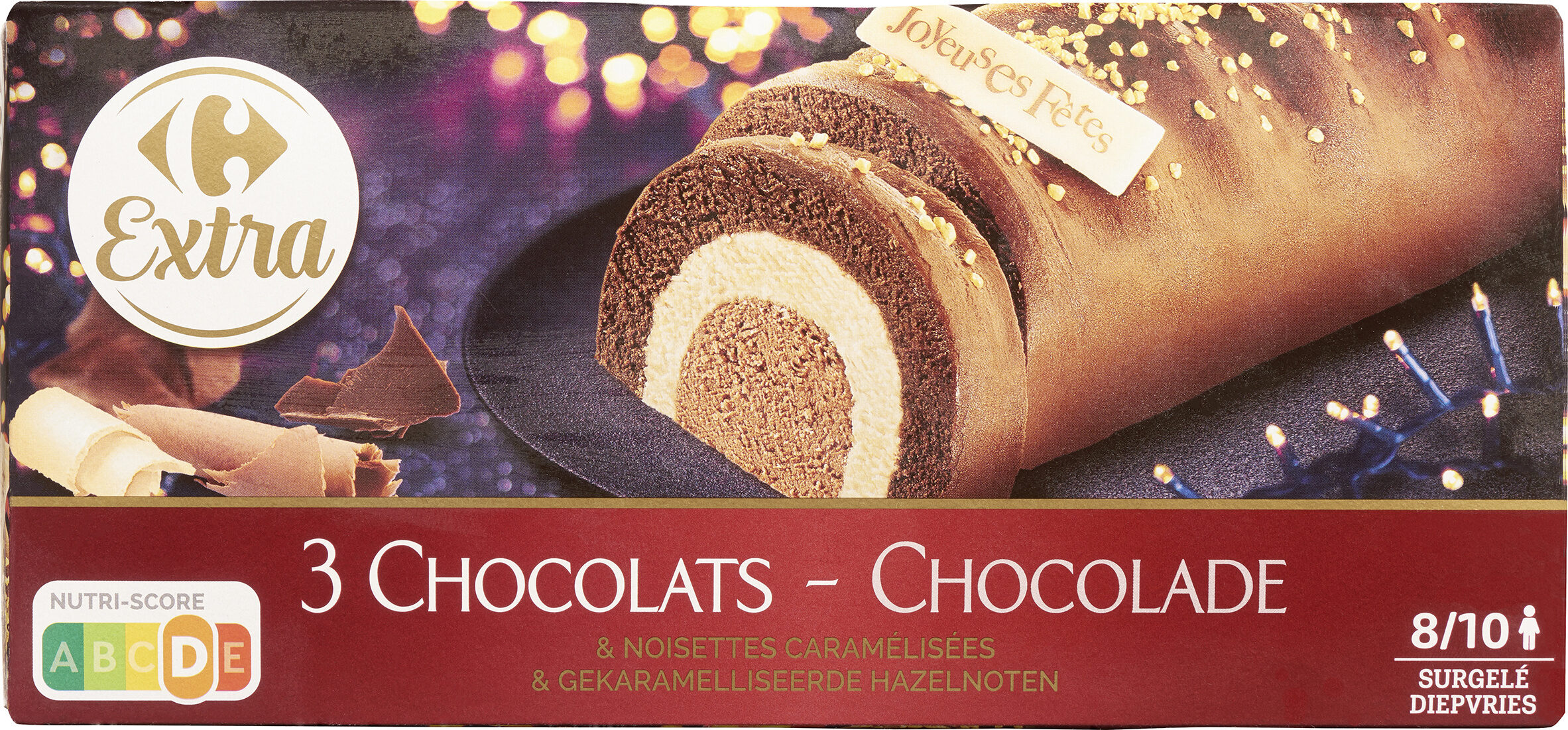 3 Chocolates & noisettes caramélisées - Producte - fr