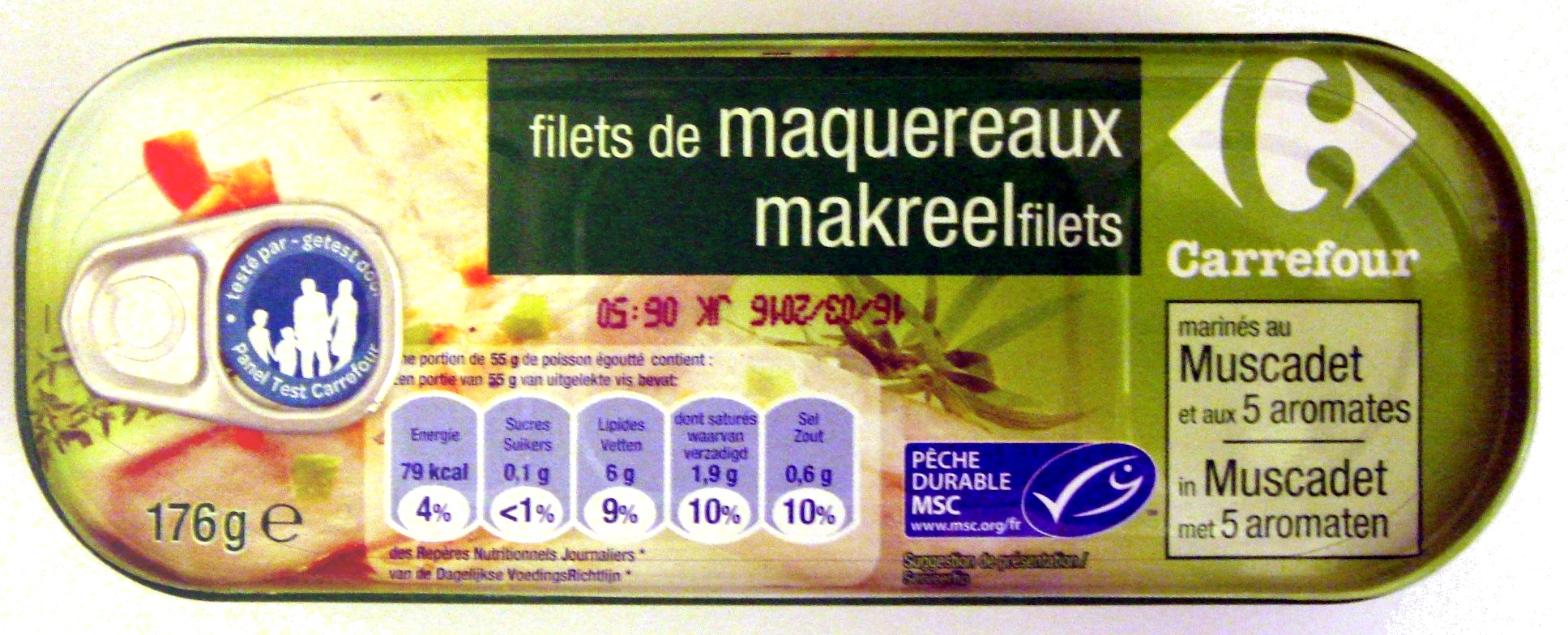 Filets de maquereaux (marinés au Muscadet et aux 5 aromates) - Product - fr