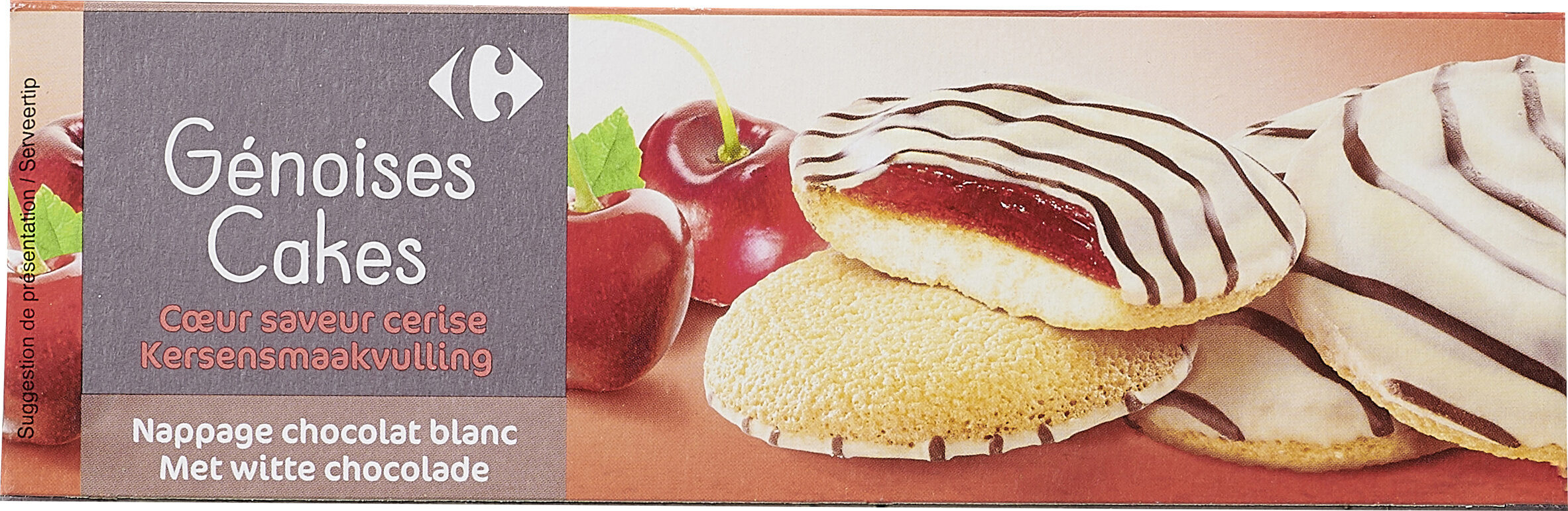 Genoises cakes saveur cerise - Producte - fr