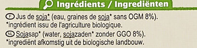 Boisson au soja nature - Ingredientes - fr
