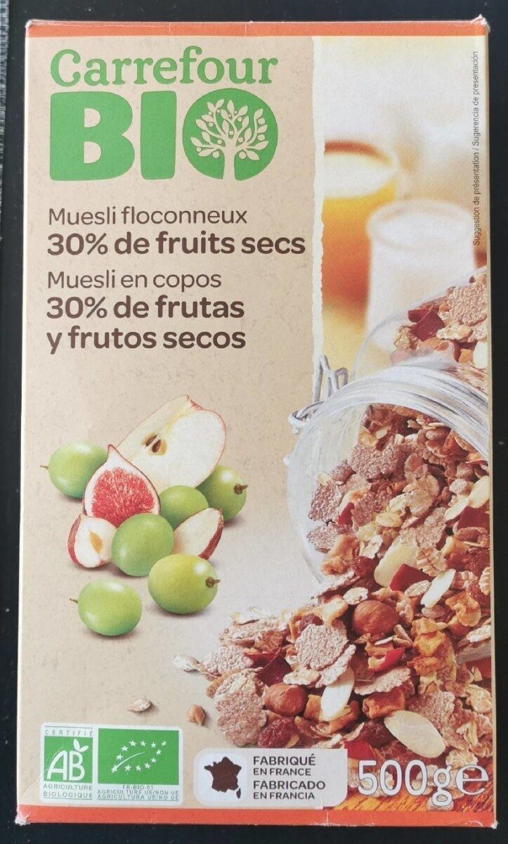 Muesli floconneux 30% de fruits secs - Producto - fr