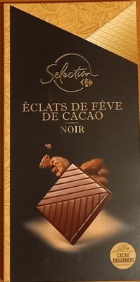 Éclats de fève de cacao noir - Producte - fr