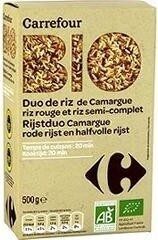 Duo de riz de Camargue, riz rouge et riz semi complet - Producto - fr