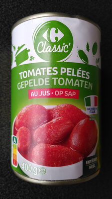 Tomates entières pelées au jus - Produit
