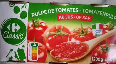 Pulpe de tomates au jus - Product - fr