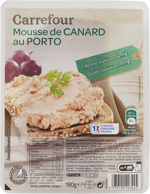 Mousse au Canard Au Porto - Produkt - fr
