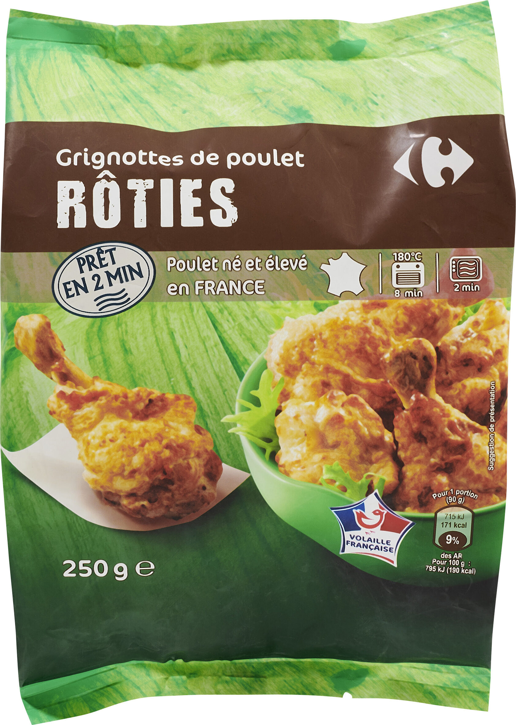 Grignottes de poulet rôties -Nature - Produit