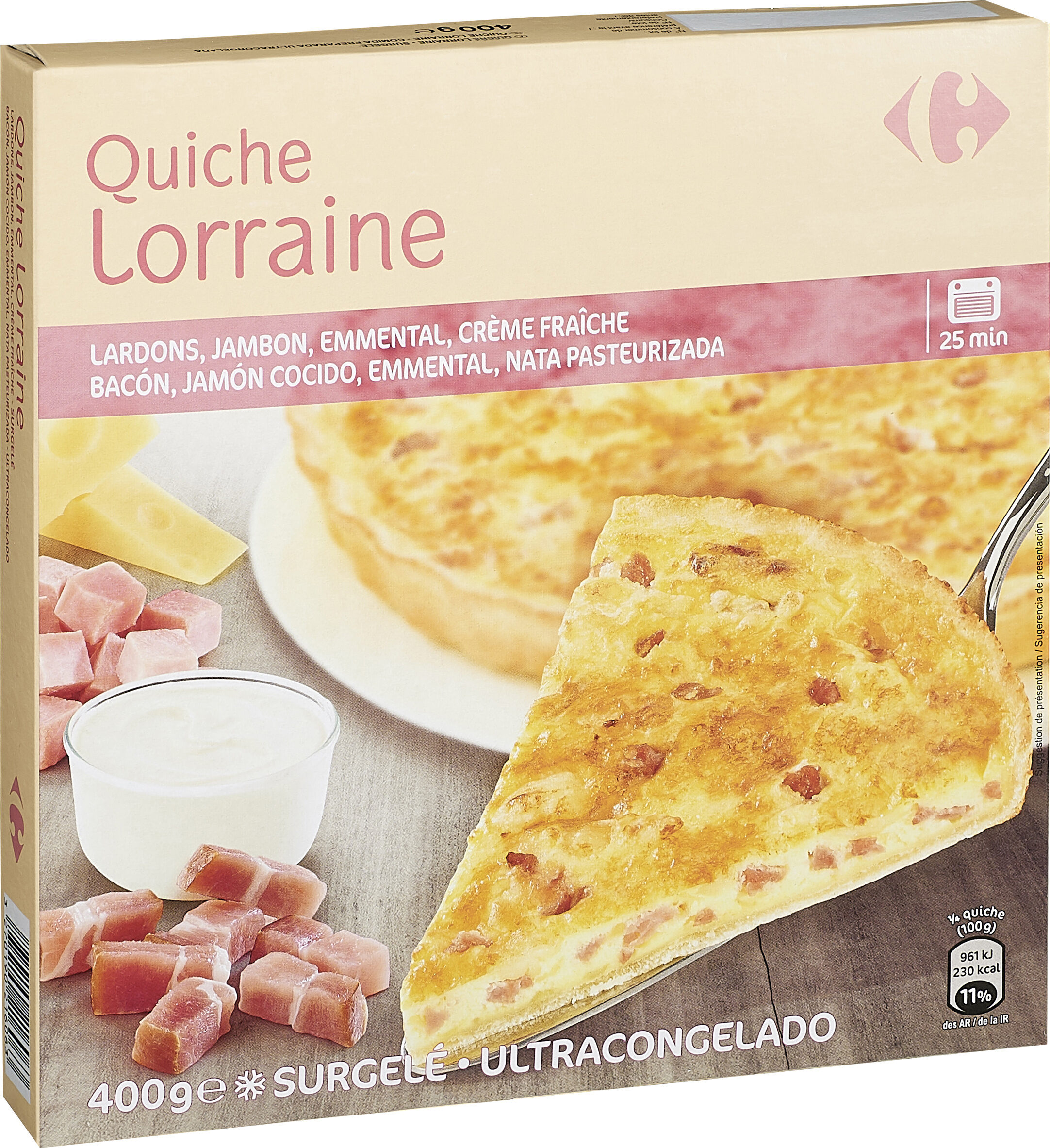 Quiche Lorraine - Produit