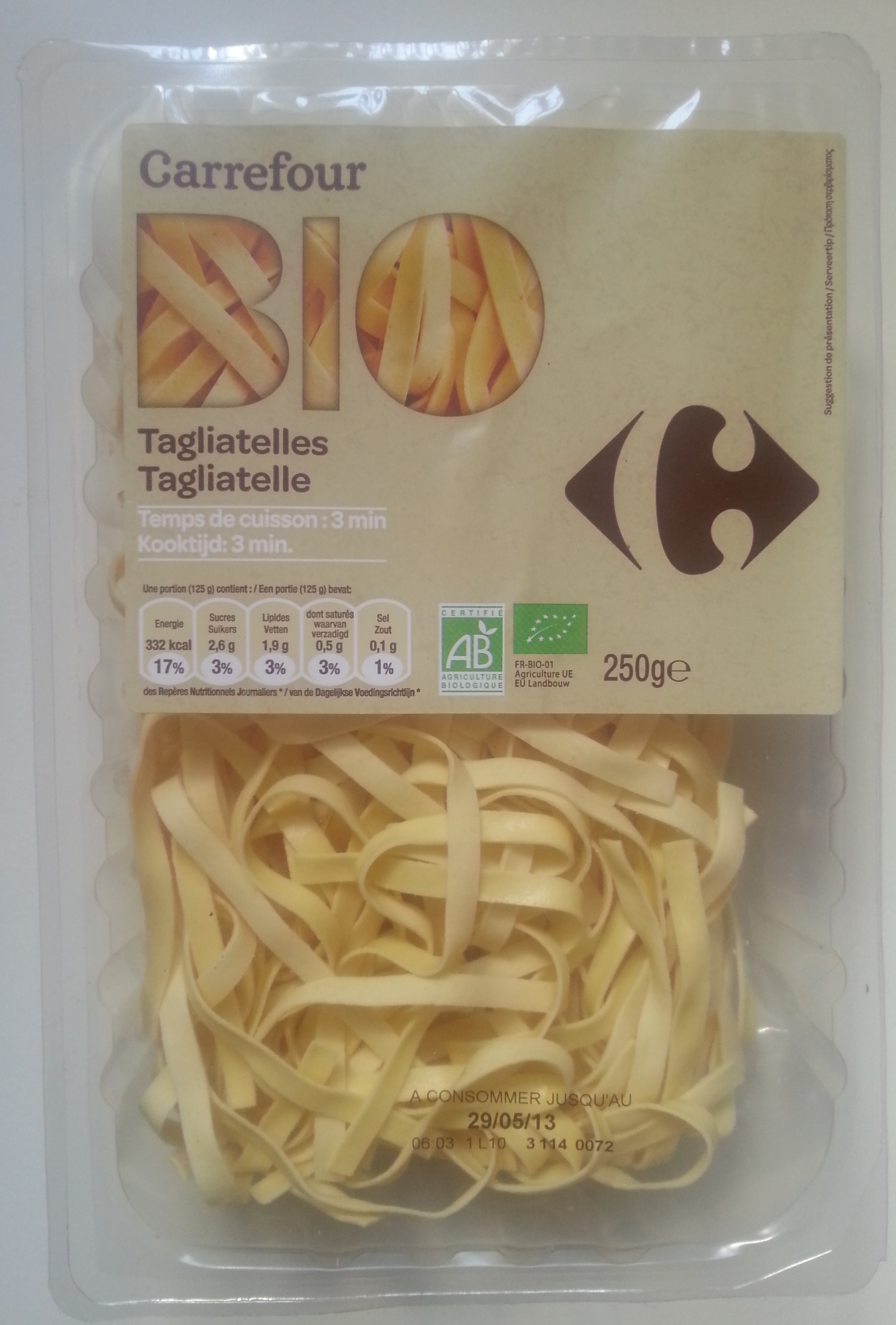 Tagliatelles Bio - Produkt - fr