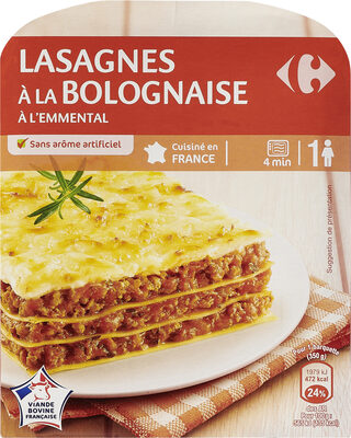 Lasagnes à la bolognaise à l'emmental - Product - fr