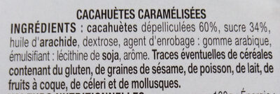 Chouchous Caramélisés - Ingredients - fr