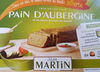 Pain d'aubergine Jean Martin - Product