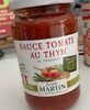 Sauce tomate au thym - Produit