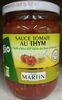 Sauce tomate au thym à l'huile d'olive AOP - Produit