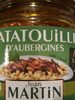 Ratatouille d'aubergines - Produit