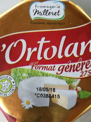 L'Ortolan Format généreux - Produit