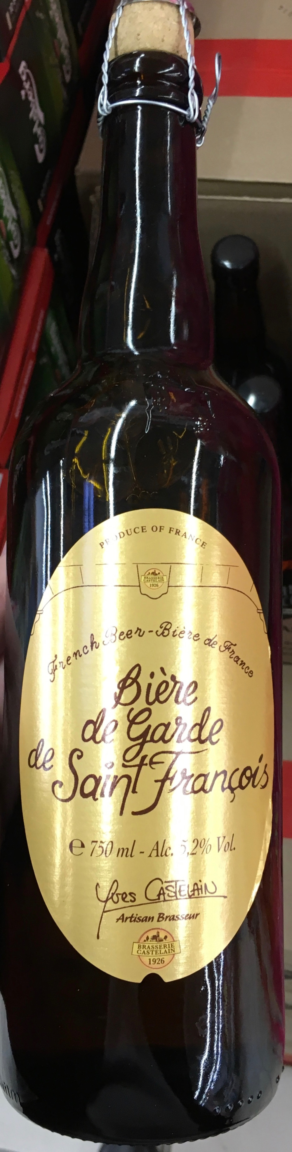 Bière de garde de Saint-François - Produit