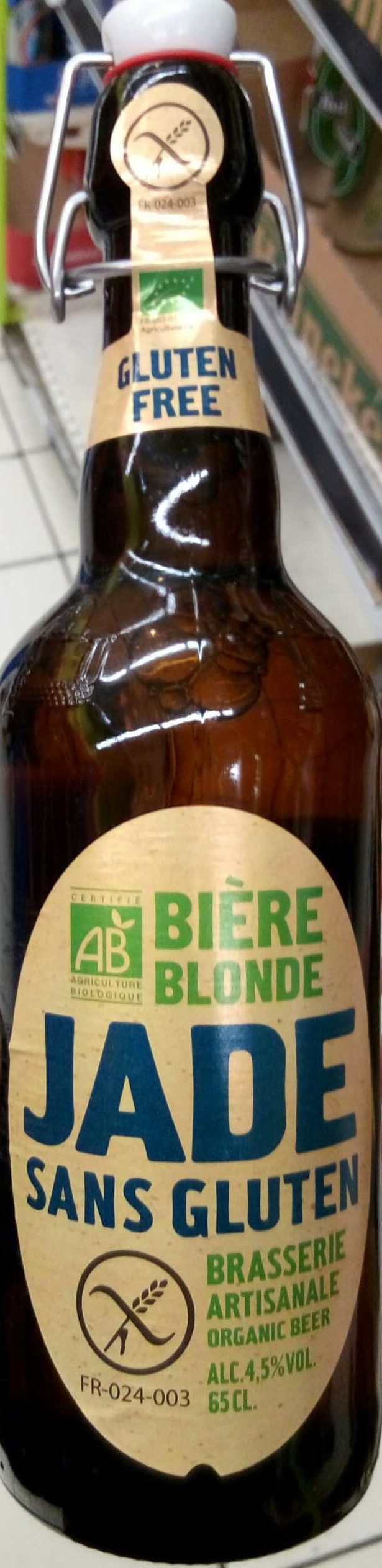 Jade sans Gluten - Bière blonde - Produit