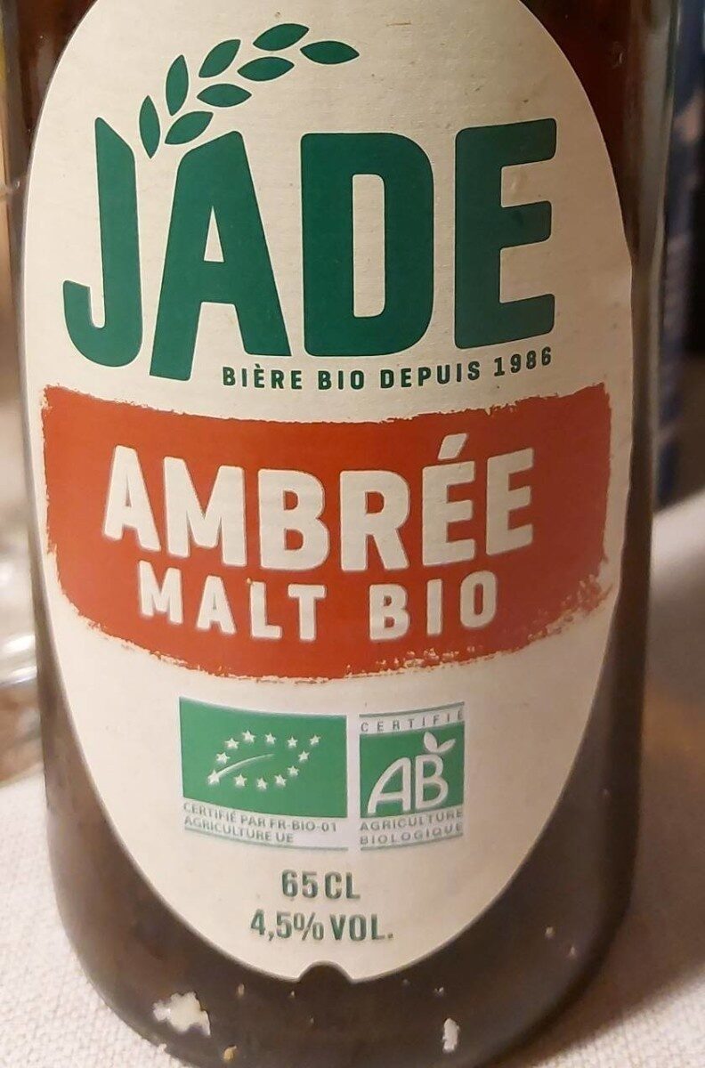 Biere jade ambrée - Product - fr