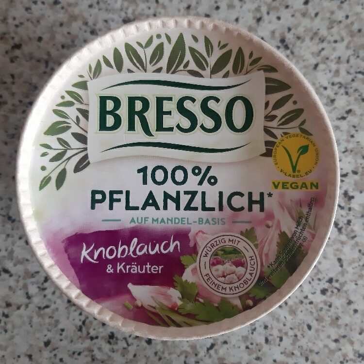 Bresso 100% pflanzlich Knoblauch&Kräuter - Produit - de