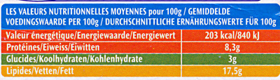 Le Goût Primeur (Offre €co) - (17,5 % MG) - Nährwertangaben - fr