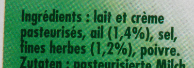 L'Original Tartare, Ail & Fines Herbes (8 portions) - (32,2 % MG) - Ingredienti - fr