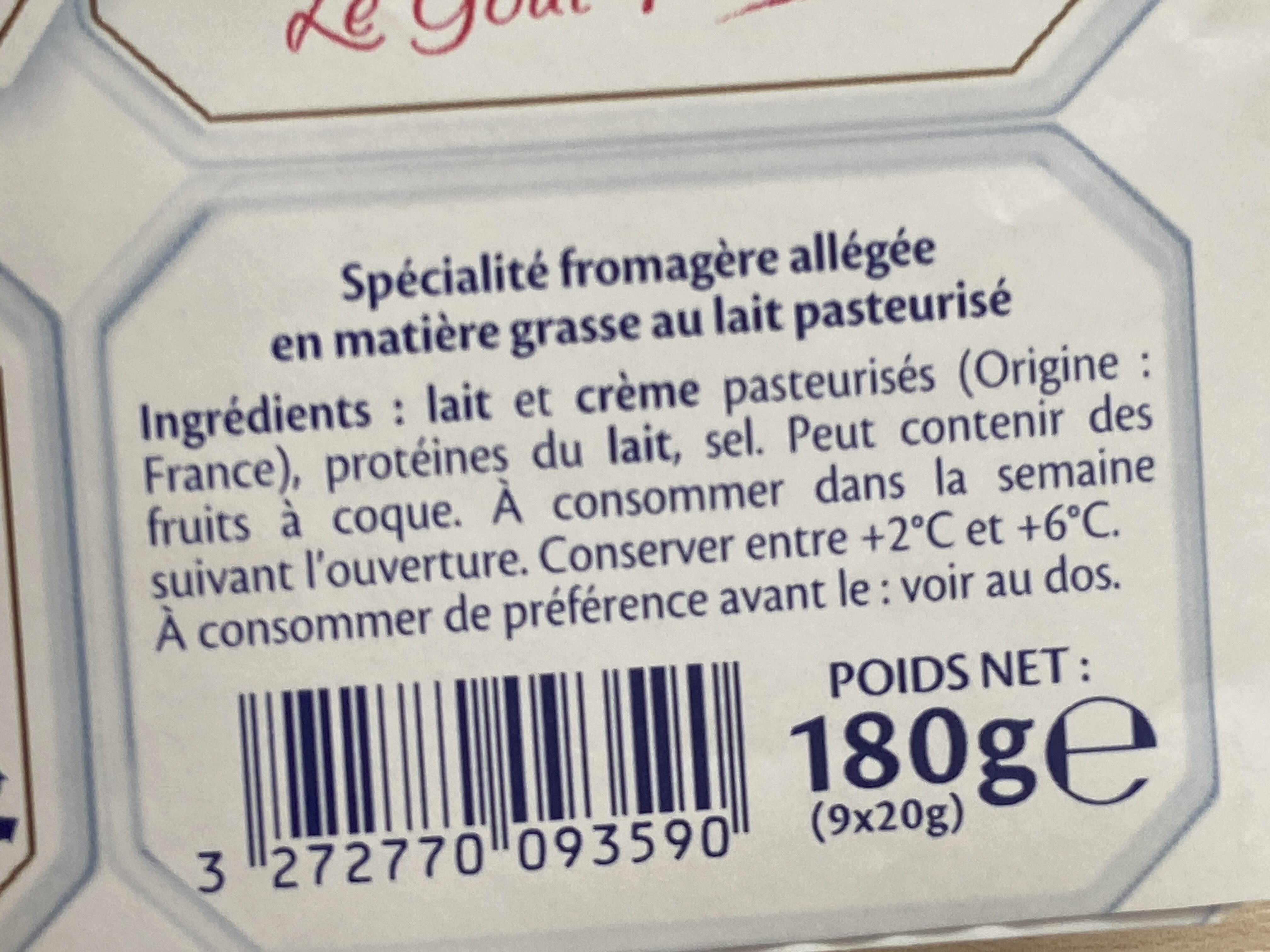 St Moret Ligne & Plaisir 8%  Minis - Ingrédients