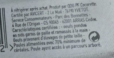 Oeufs - Ingredients - fr