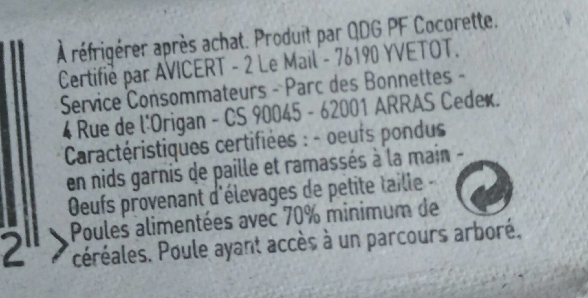 Oeufs - Ingredients - fr