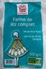 Farine de riz complet - Product
