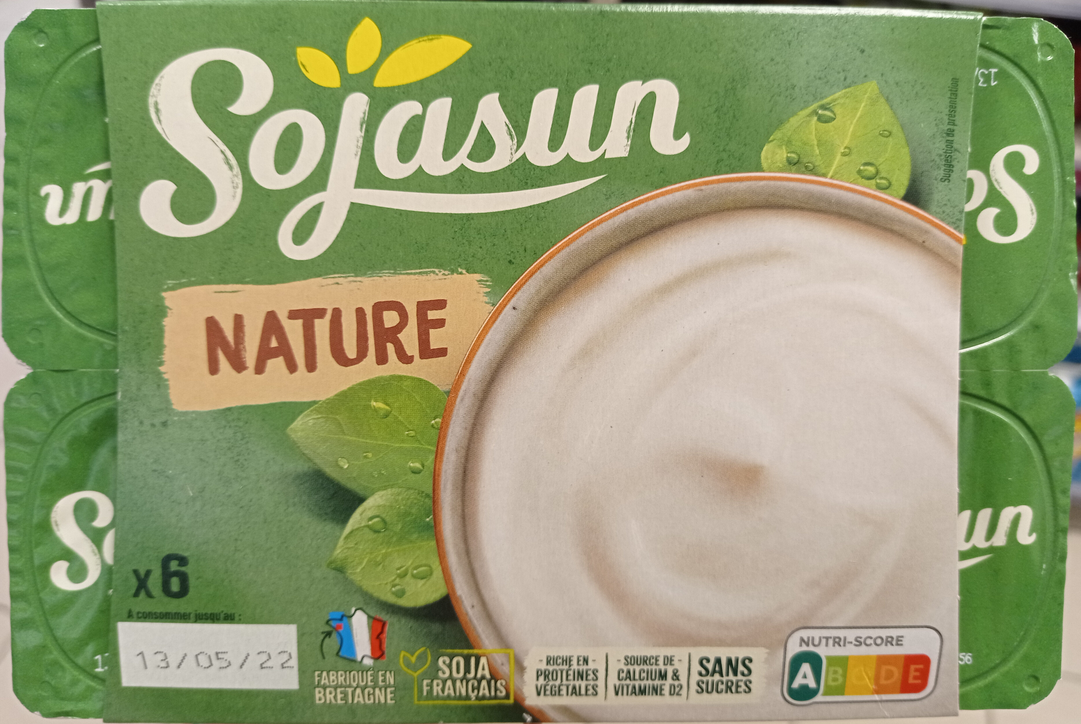 Sojasun nature - Product - fr