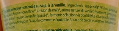 Soja vanille - Ingredienser - fr