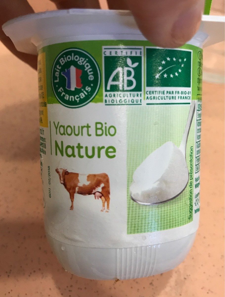 Yaourt Nature 1 / 2 écrémé Bio Vrai - Product - fr