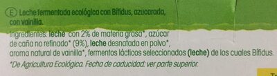 Bífidus sabor vainilla ecológico - Ingredients - es