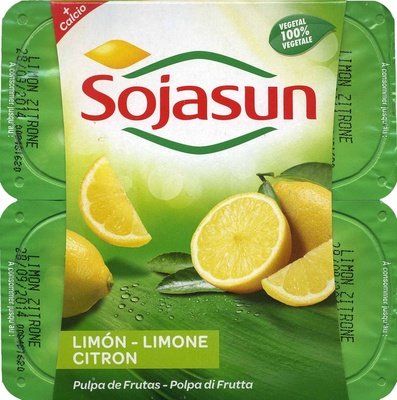 Especialidad vegetal de soja con pulpa de limón sin lactosa - Product - es