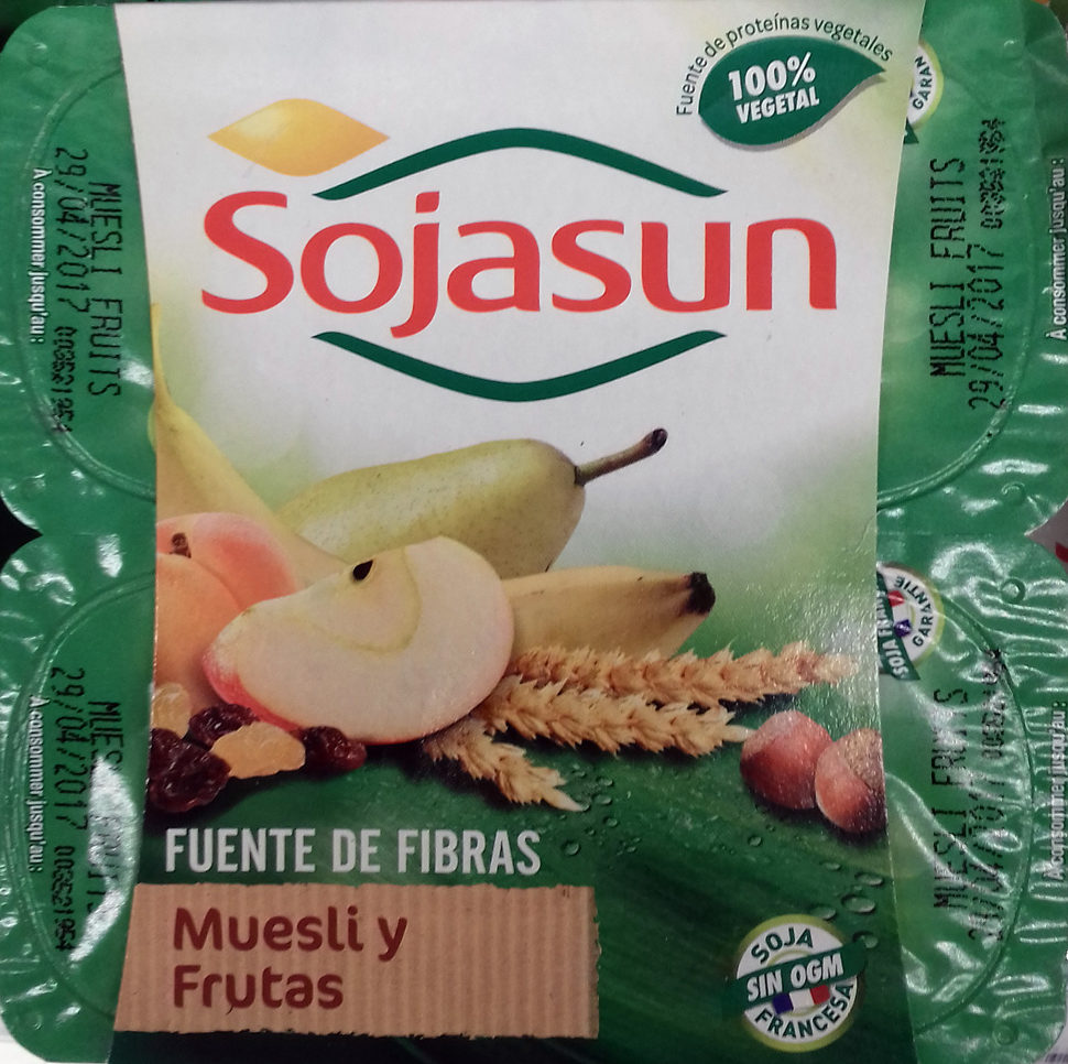 Postre de soja Muesli y Frutas - Product - es