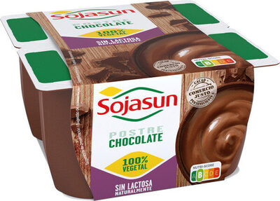 Postre vegetal de soja plaisir chocolate sin lactosa - Product - es