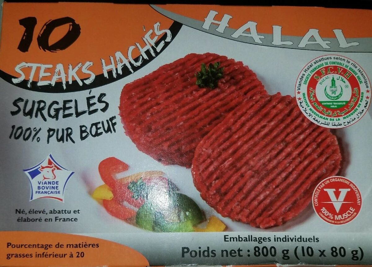 10 Steaks Hachés Halal - Produkt - fr