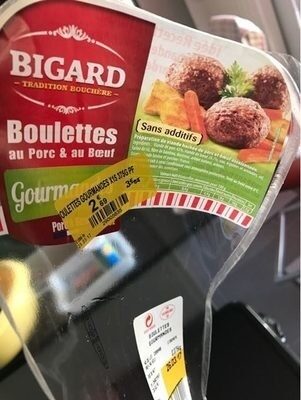 Boulettes au porc & au boeuf - Produkt - fr