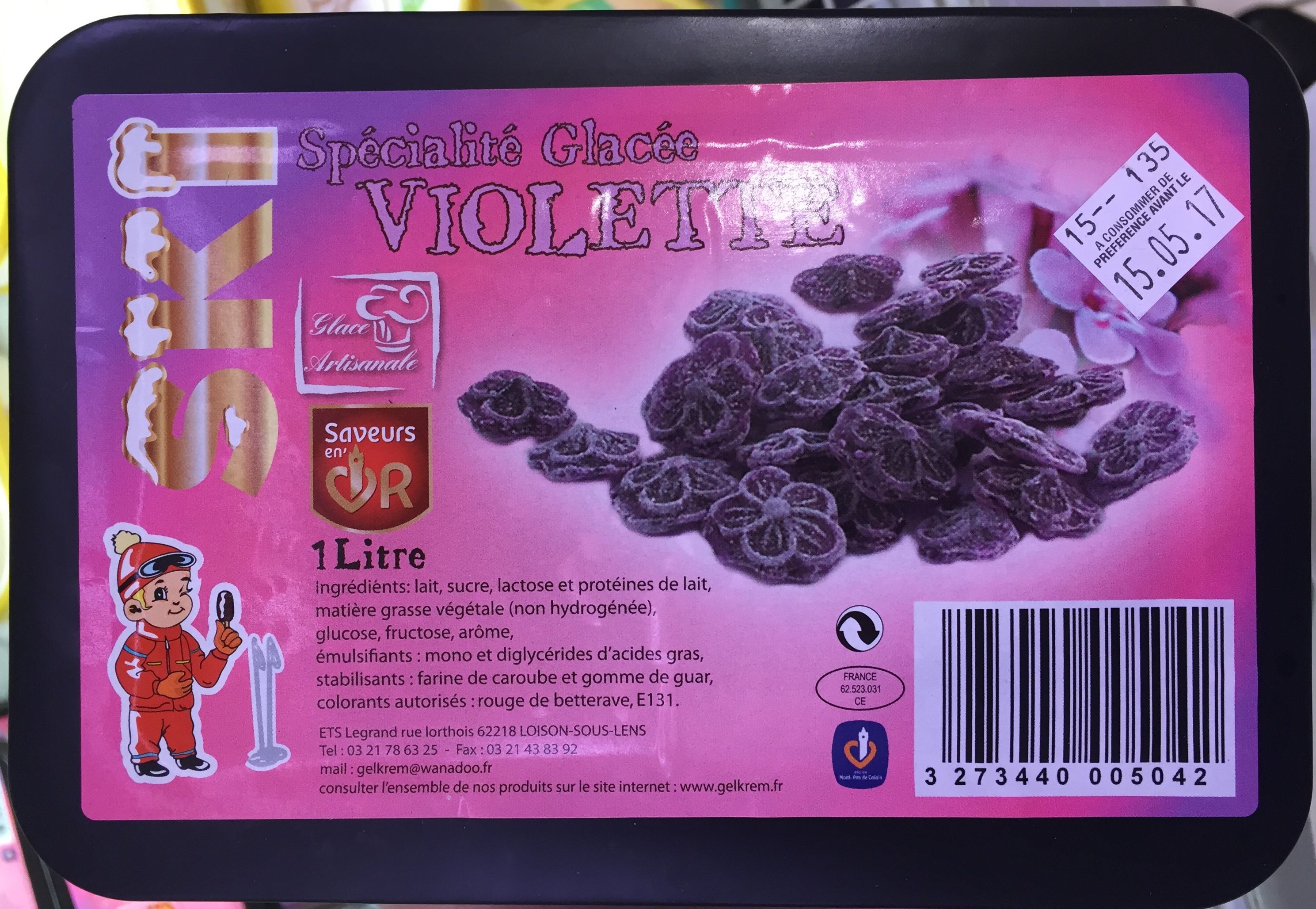 Spécialité glacée violette - Produkt - fr