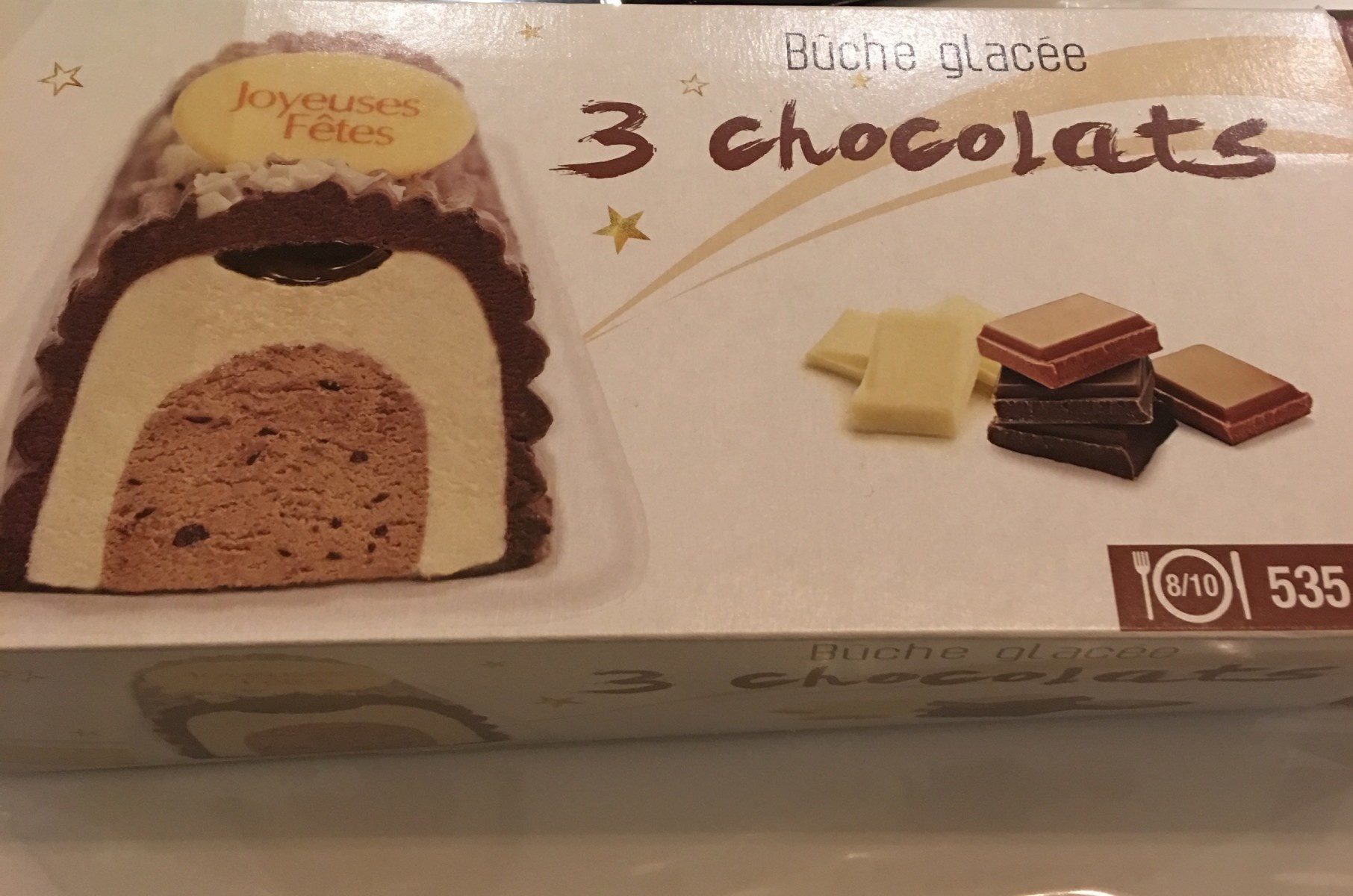 Buche glacée 3 chocolats - Produit