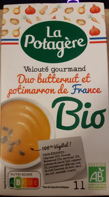 Velouté gourmand duo butternut et potimarron de France - Product - fr