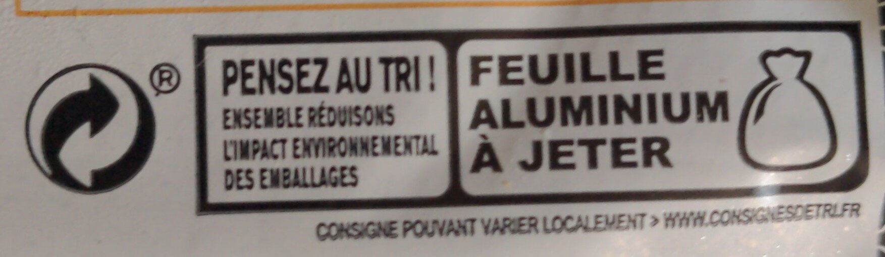 Beurre de Bretagne à la crème maturée demi-sel - Recycling instructions and/or packaging information - fr