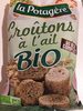 Croûtons à l'ail Bio au blé complet - Product