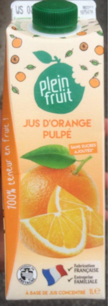 Jus d'Orange Pulpé - Recycling instructions and/or packaging information - fr
