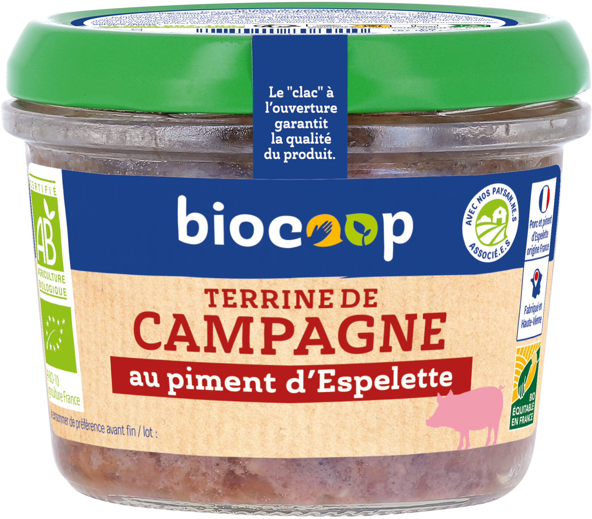 Terrine campagne piment d'Espelette - Product - fr