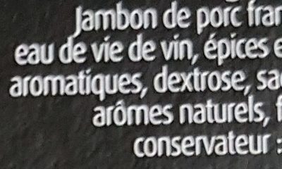 Jambon de Vendée à l'Ancienne 2 tranches - 成分 - fr