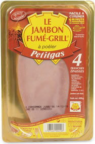 Petitgas Jambon Fumé Grillé Tranche x 4 - 产品 - fr